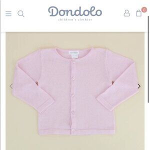 Dondolo Light Pink Baby Cardigan